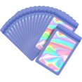 thumbnail image 1 of 100 packs of clear plastic bags, resealable zipper seal bags, samples, food, jewelry, lip gloss, soap, etc. (7*10 cm, purple), 1 of 4