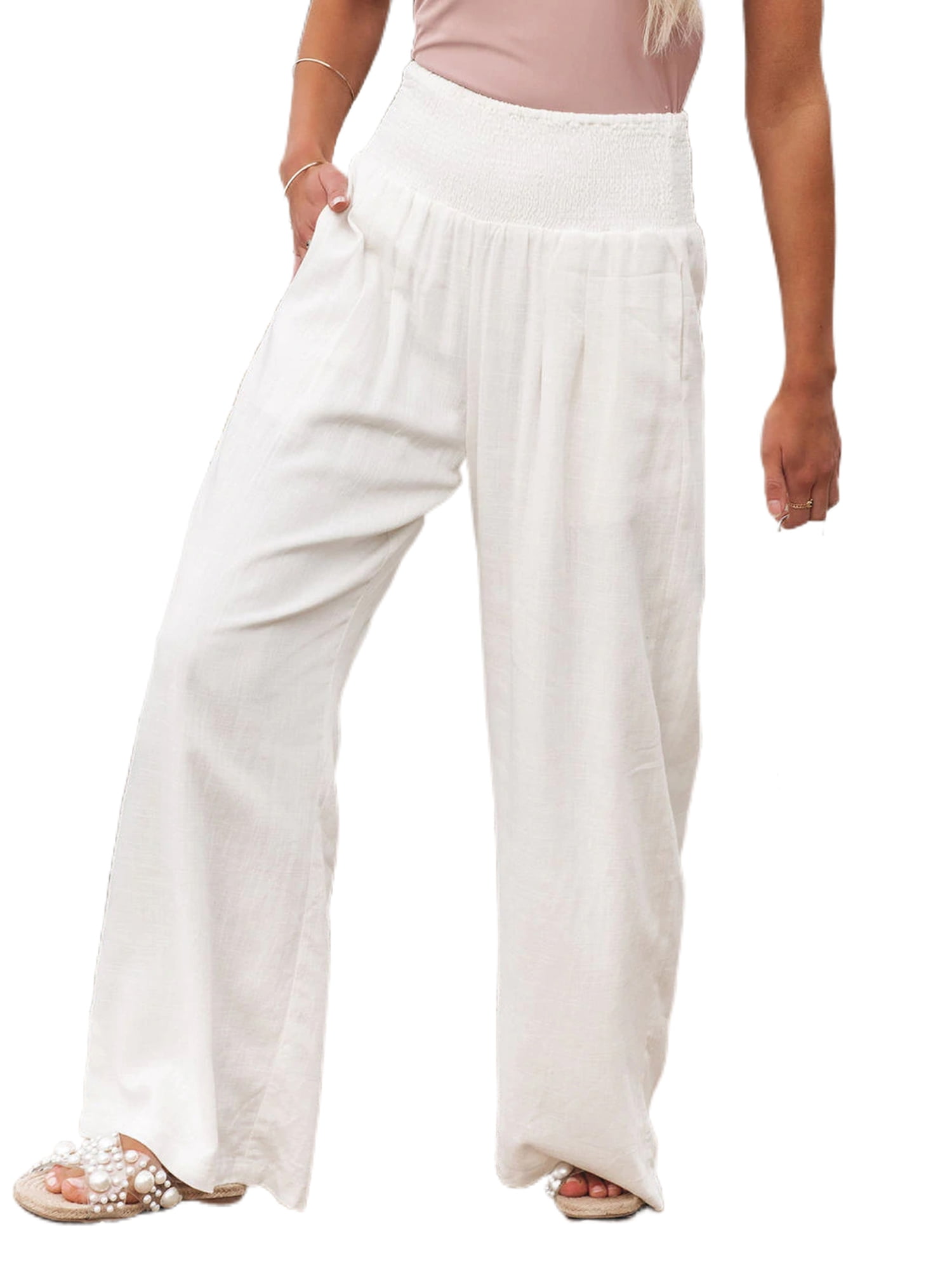 Loose White Linen Pants | lupon.gov.ph