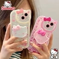 thumbnail image 2 of Sanrio Hello Kitty Cartoon Phone Case for iPhone 15 14 13 12 Pro Max With Stand Shockproof Protective cover Phone shell, 2 of 18