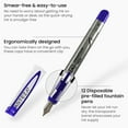 thumbnail image 4 of Arteza Disposable Fountain Pens, Blue - 12 Pack, 4 of 4