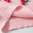 thumbnail image 3 of Cethrio Girls Crew Neck Sweaters Size 7-8, Fall Winter Long Sleeve Knitted Pullover Girls Clothing Pink, 3 of 6