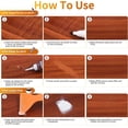 thumbnail image 3 of Wood Floor Scratch Repair Kit - 40 Sets Furniture Markers, Hardwood Filler for Scratches Stains Holes Touch Up Any Wood, Laminate, Cabinet, Door, Table, 3 of 3