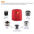 thumbnail image 4 of Instant Pot Cover Pressure Cooker Cover for 6/8 Quart Instant Pot Dust Proof Covers for Appliances Decorative Appliance Covers with Pocket, Decorative Appliance Cover for Air-Fryer Cover, Red/Black, 4 of 8