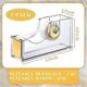 thumbnail image 3 of 26-27 Transparent Gold Tape Dispenser - 2 Pieces Acrylic Office Tape Holder for Packing, 3 of 5