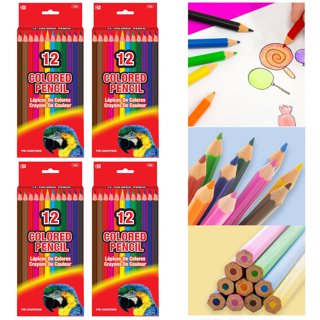 96 Colored Pencils Bright Pre-Sharpened Drawing Adult Coloring School Kids  Bulk 