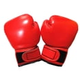 thumbnail image 1 of Yuarrent 1 par de guantes de boxeo para niños, entrenamiento de cuero, Sparring, Fitness, gimnasio, entrenamiento, guantes para niños, Boxers Boxeo Rojo, 1 of 6