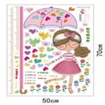 thumbnail image 3 of Vinil Infantil Niña bajo la lluvia Con Regla de Medición Dara Baby Syene VinDe010, 3 of 5