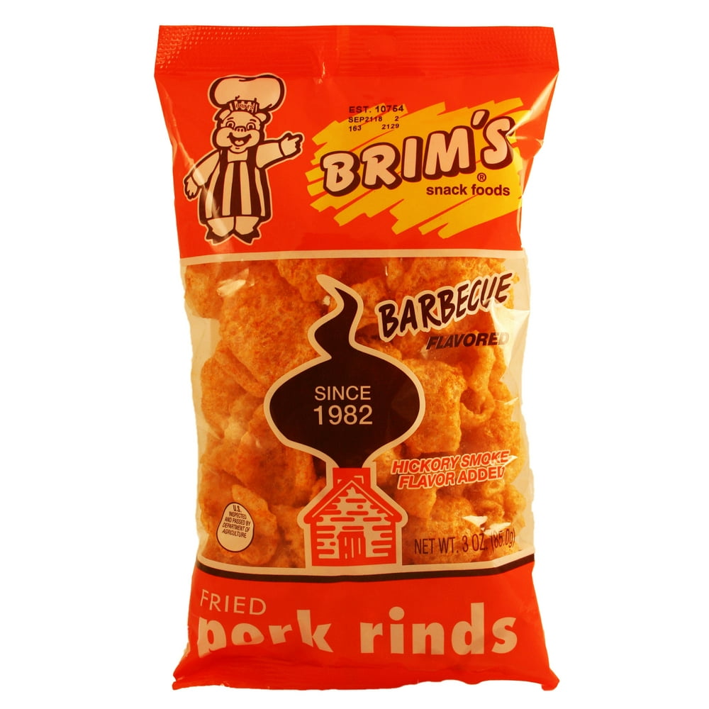 Brim's BBQ Fried Pork Rinds, 3 Oz.