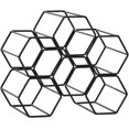 thumbnail image 1 of Porte-vin de Comptoir Autoportant, Porte-Vin en Métal, Porte-Vin de Rangement, pour Comptoir Porte-Vin de Table, pour Rangement de Bouteilles de Vin, Noir, 1 of 8