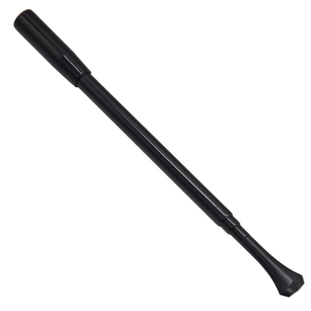 Soporte para filtro de cigarrillos para mujer, soportes flexibles para tabaco, varillas largas para cigarrillos, color negro