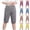 Gray, variant on PUMISAS Oversized Casual Shorts For Women Elastic Waistband Half Length Pants Comfortable Summer Casual Loose Loungewear Solid Color Home Sports Pants With Pocket