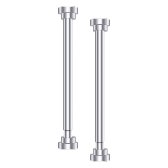 2 soportes para fregadero bajo encimera, patas ajustables, resistentes. 55cm a 85cm