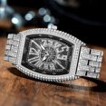 thumbnail image 3 of Reloj de moda con personalidad digital, barril de vino, esfera grande con diamantes completos, reloj para hombre, 3 of 6