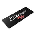 thumbnail image 3 of Dodge Challenger R/T Classic 3D Logo 12" x 4.25" European Look Black Half-Size Stainless Steel License Plate, 3 of 5