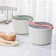 thumbnail image 3 of 2L Forest Green Microwaveable Rice Cooker with Double-Layer Design - Multifunctional Office/Home Food Steamer, Soup Warmer & Lunch Box, Efficient Energy Use, Durable Quality Material, Easy to, 3 of 6