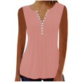 thumbnail image 2 of Aloohaidyvio Tank Tops for Women,Women's Summer Solid Color Basic Button Shirts 2024 Round Neck Soft Sleeveless T-shirt Stretch Loose Casual Tops, 2 of 5