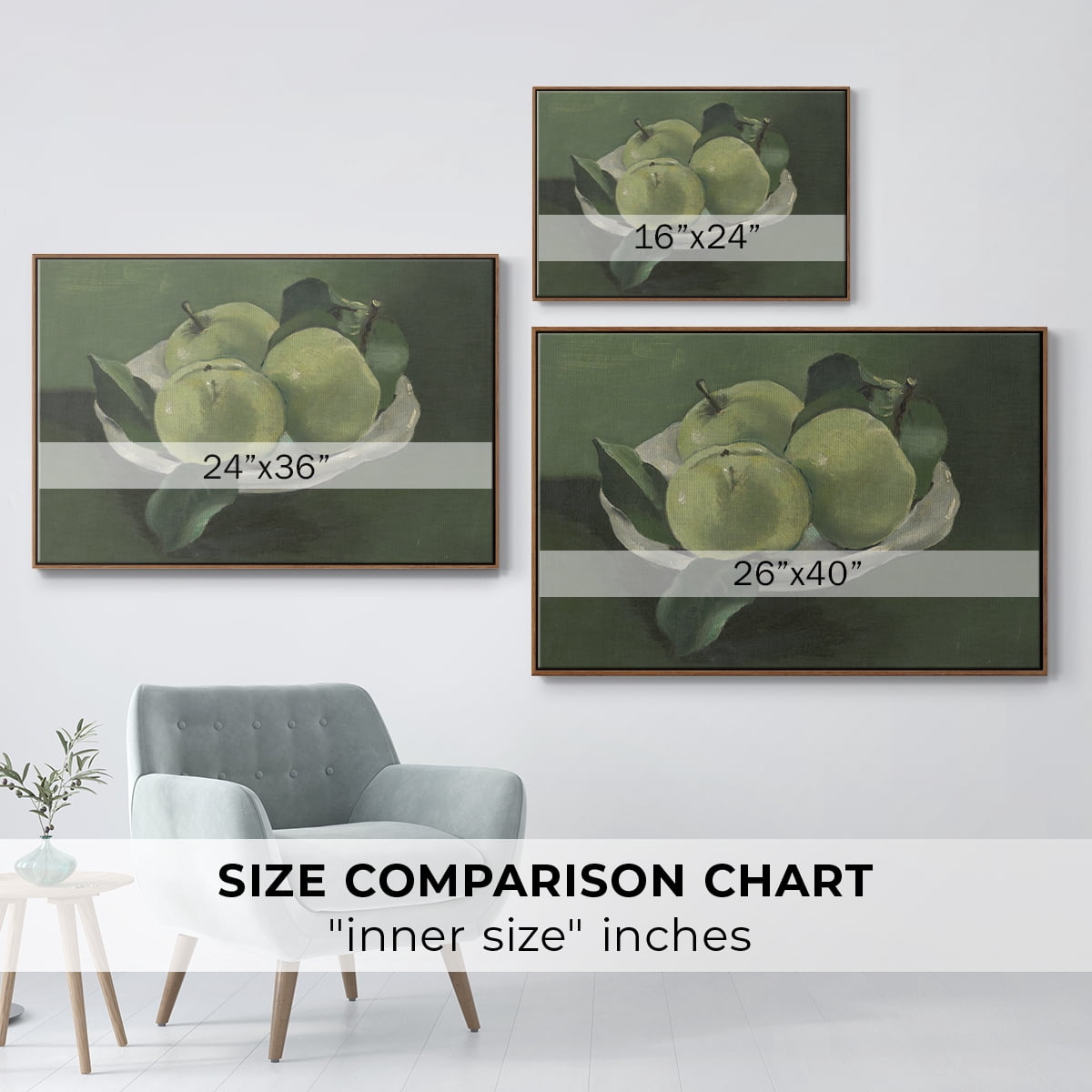 Vintage Botanical Print-LXXXVII By Wexford Home Framed in Walnut Wood Gallery Wrapped Canvas 27 in. x 41 in.