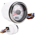 thumbnail image 3 of Pointer Tachometer, Marine Tachometer Stainless Steel With Red Backlight For Motorcycle For Ship For Truck, 3 of 8