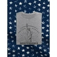 thumbnail image 3 of Independence Day Statue T-Shirt Men -Image by Shutterstock, Male Medium, 3 of 4