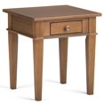 thumbnail image 3 of Home Square 2-Piece Wood 18" Square Transitional End Side Table Set in Brown, 3 of 7
