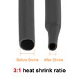 thumbnail image 4 of Heat Shrink Tubing 3/16"(5mm) Dia 8.55mm Flat Width 2:1 rate Shrinkable Tube Cable Sleeve 7m - Black, 4 of 5