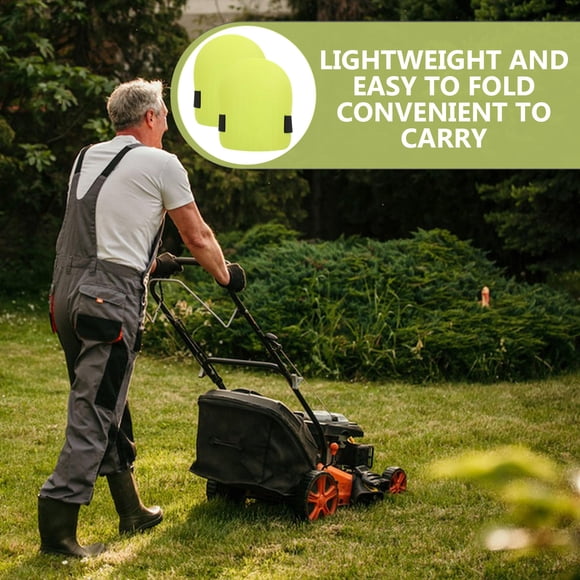 QUMIIRITY Protector Acolchonado Verde Para Rodillas Con Ajuste Cómodo Ideal Para Trabajo En Jardín Y Hogar