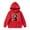 Red, variant on Girls Cute Cow Print Hoodie Soft Comfortable Breathable Pullover Sweatshirt for Kids