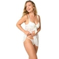thumbnail image 4 of Adored by Adore Me Women's Bella Babydoll and G-String Thong Set, Sizes S-3X, 4 of 7