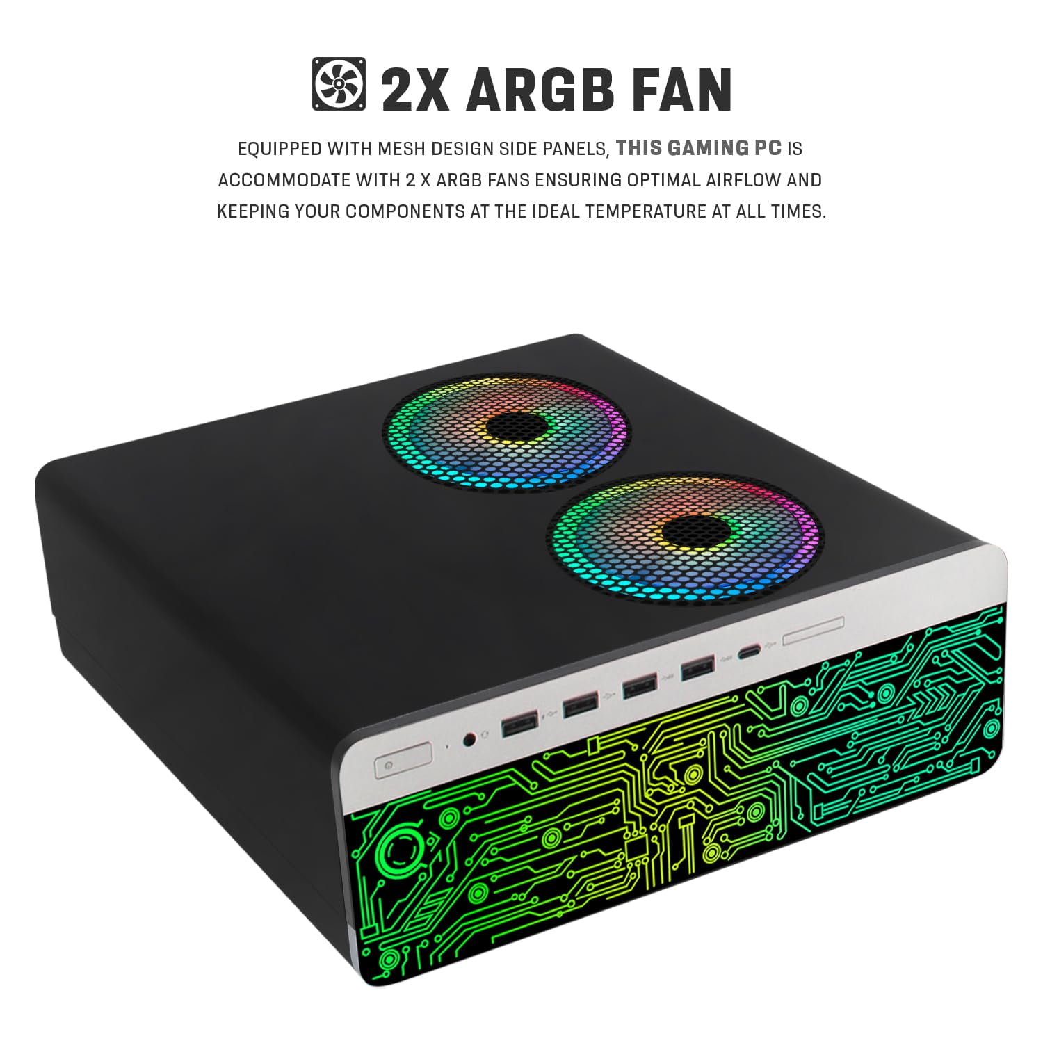 Restored HP Gaming PC Desktop Computer – AMD Pro A10-9700,RX 550 Graphics ,8GB RAM,256GB SSD,24 Inch Curved Monitor,RGB Keyboard with AI Copilot ,Mouse,2X ARGB Fan WiFi,RGB Headphone,Windows 11 (Refurbished)