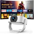 thumbnail image 1 of [Built-in Apps] GKLPO Projector 4K with WiFi and Bluetooth, 16000L Movie Projector with [Electric Focus and Auto Keystone], 270° Rotatable Portable Outdoor Projector for HDMI, USB, Phone, 1 of 8