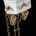 thumbnail image 5 of Toilette Miniature Rétro en Porcelaine - Blanc + Or, 5 of 5