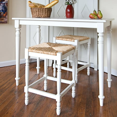 Carolina Gilbert 24 In Counter Stool Antique White With Rush Seat Counter Stool Antique White With Rush Seat