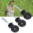 thumbnail image 1 of 50 Pcs Electric Fence Insulator, Screw In Insulator Fence Ring Post Wood Post Insulator, Grid System Accessories For Animal Husbandry Electronic, 1 of 8