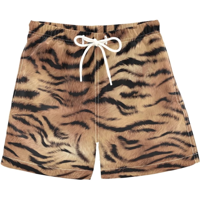 Boys Swim Trunks Beach Board Shorts Quick Dry Toddler Swimsuit Bathing Suits with Mesh Lining