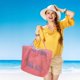 thumbnail image 4 of Bolsa de playa de gran capacidad para viajes, picnic y acampadas. Bolsas para el almuerzo. Bolsillo de playa para hombre y mujer. Bolsa tote lavable., 4 of 5