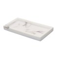 thumbnail image 3 of Imitation Marble Resin Tray Bathroom Storage Tray Rectangular Jewelry Storage Tray Kithen Tray , white, 3 of 7