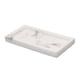 thumbnail image 3 of Bandeja para tocador de inodoro, bandeja para tanque de baño, bandeja de almacenamiento de bañera de resina con estampado de mármol blanco, 3 of 7