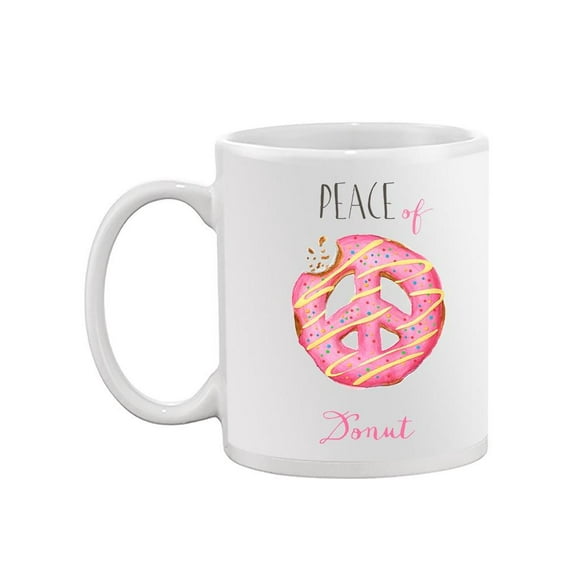 Peace Of Donut Design Mug  -Image by Shutterstock,