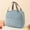 Blue#4, variant on Insulated Lunch Bag for Office & School Portable Thermal Lunch Box Tote with Zipper 23x14x20cm Leak-Proof Cooler Bag for Food,Drinks & Snacks Keeps Meals Warm Cold Lightweight Picnic & Grocery Bag