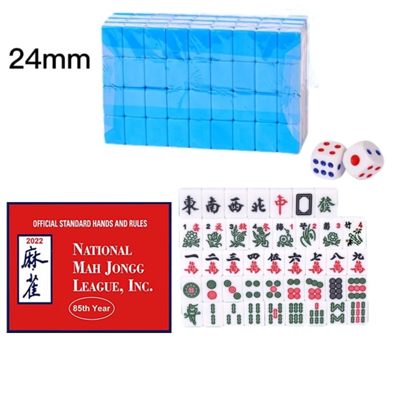 144 Tiles Chinese MahJong Game Set Retro Mah-Jong Fun Family Board