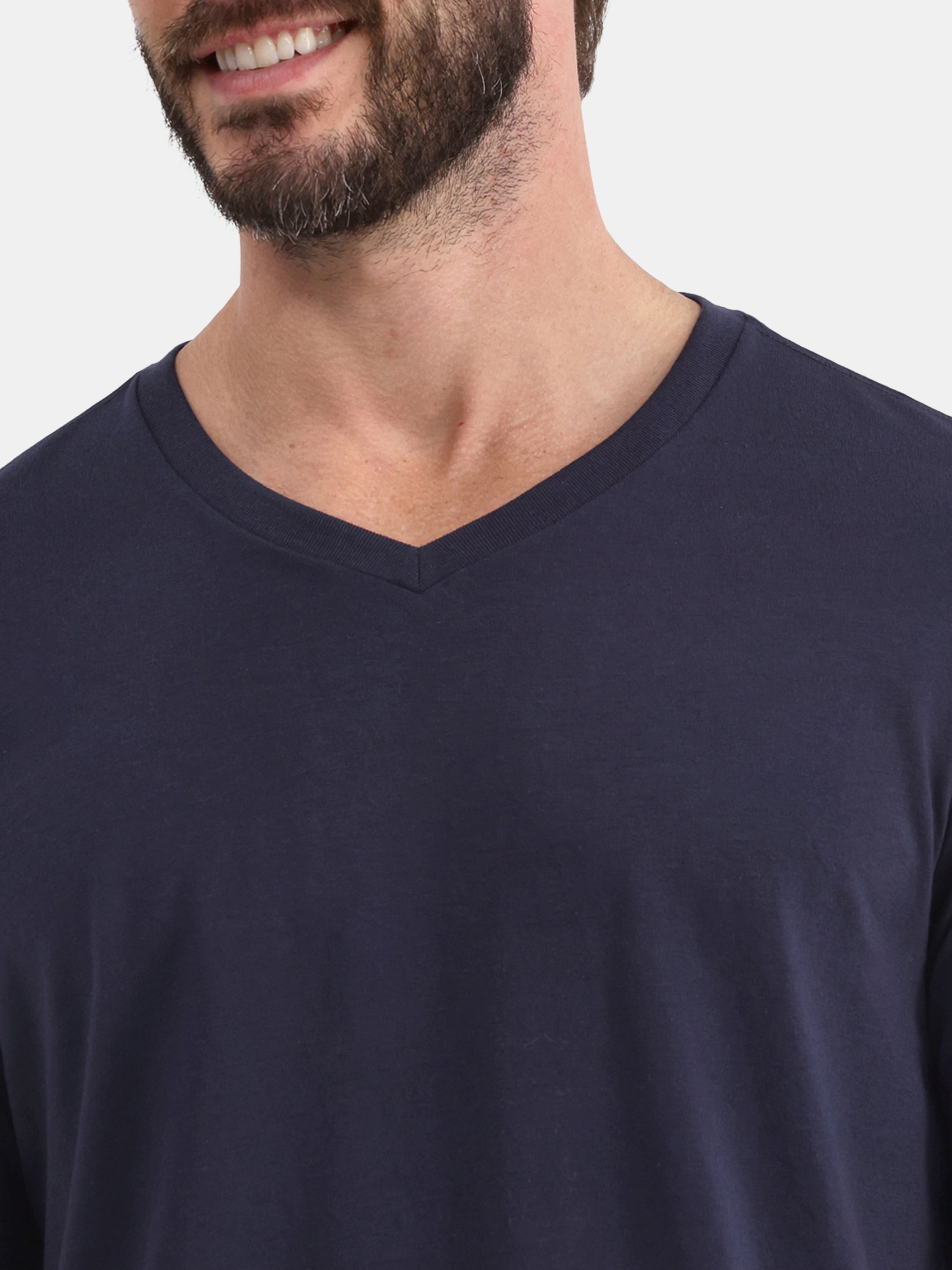 George Men's and Big Men's Lightweight V Neck Tee with Short Sleeves, 3-Pack, Sizes XS-3XL