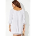 thumbnail image 2 of Swimsuits for All Women's Giana Crochet Cover Up Tunic, 2 of 3