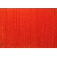 thumbnail image 1 of Ahgly Company Indoor Rectangle Abstract Yellow Contemporary Area Rugs, 2' x 4', 1 of 4