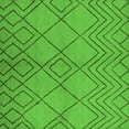 thumbnail image 1 of Ahgly Company Indoor Square Solid Green Modern Area Rugs, 5' Square, 1 of 4