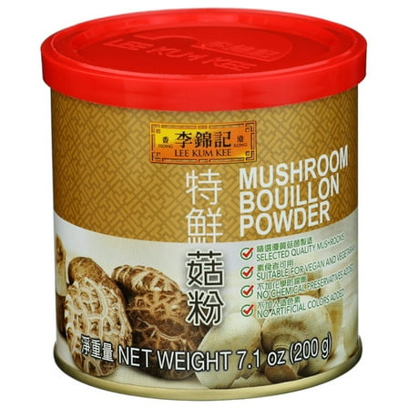 Lee Kum Kee Mushroom Bouillon Powder 7.1 oz (Pack of 12)