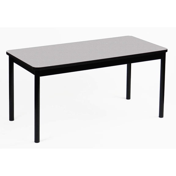 Correll 36"W x 72"D High Pressure Library Table in Gray Granite