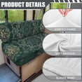 thumbnail image 6 of XYZCANDO Datura Floral RV Dinette Cushion Covers Washable, Suitable for Camper Travel Trailer, Camper Cushion Covers, for RV Couch RV Sofa, 6 of 8