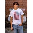 thumbnail image 5 of USA American Flag Distressed Stencil Men's Graphic T Shirt Tees Brisco Brands M, 5 of 6