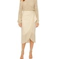 thumbnail image 2 of Falda con flecos Galicia J&B Beige, 2 of 4