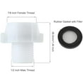 thumbnail image 2 of 7/8'' Female Pipe Adapter to 1/2'' Male, 1/2" Female to 7/8" Male Hose Connector, Faucet Connector with Stainless Steel Filter, for Outdoor Faucet, Bidet, Toilet Fill Valve, Hose Dispenser, 2 of 8